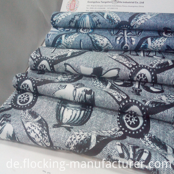 Shining Twill Garment Home Textile Dress Printed Fabric